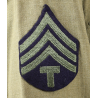 Chemise moutarde, T/4, 507th PIR, 82nd/17th Airborne Division
