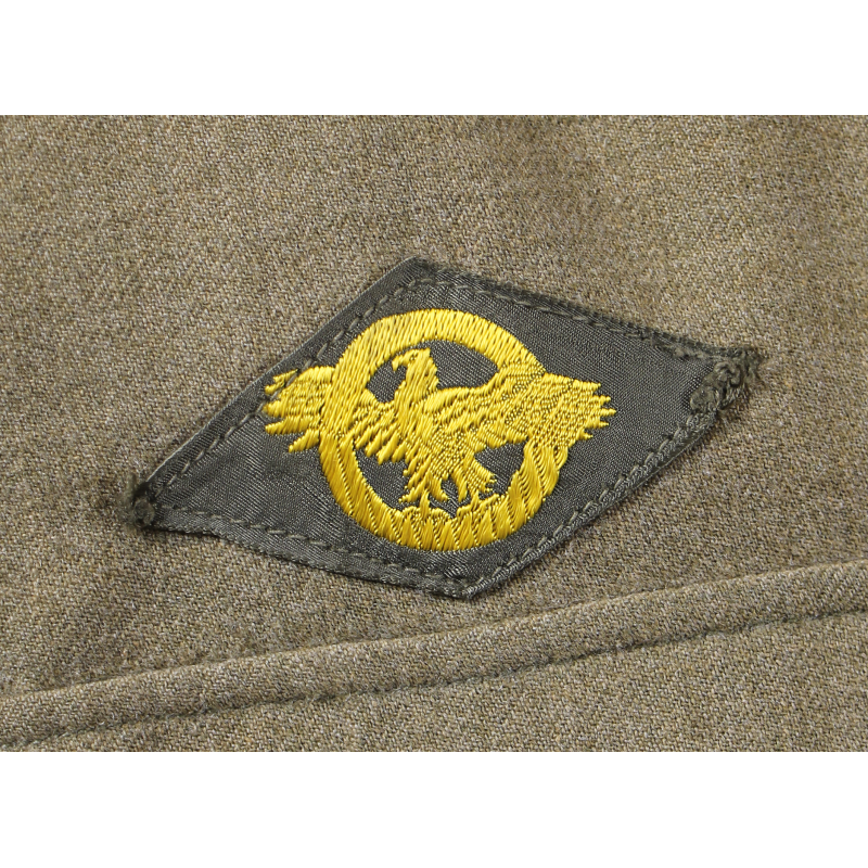 Chemise moutarde, T/4, 507th PIR, 82nd/17th Airborne Division