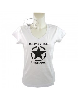 T-shirt, femme, D-Day 6.6.1944