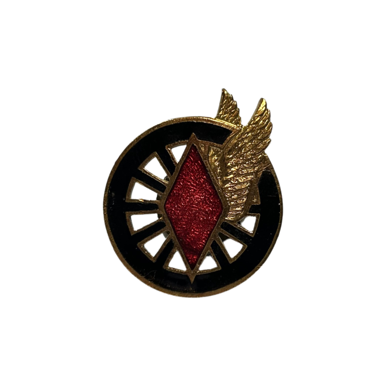 Crest, 5th QM. Co., 5th Infantry Division, N.S. Meyer, à écrou