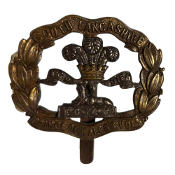 Cap Badge, The South Lancashire, D-Day, Sword Beach, Normandie