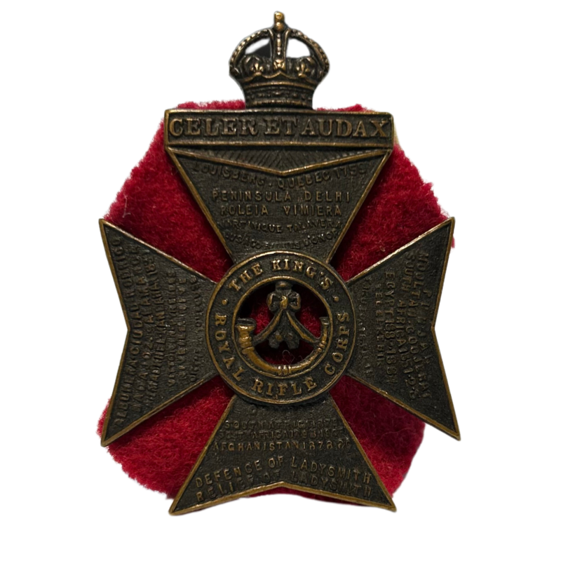 Cap Badge, The King's Royal Rifle Corps, Dunkerque, Normandie