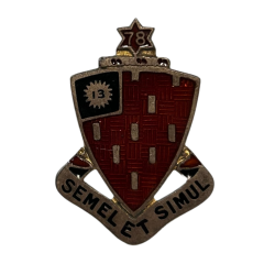Crest, 78th Armored Field Art. Bat., 2nd Armored Division, Normandie, Ardennes