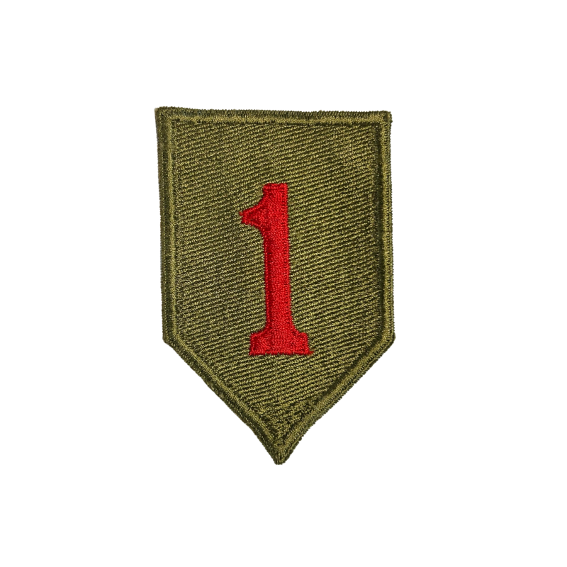 Insigne, 1st Infantry Division, fabrication locale, armée d'occupation