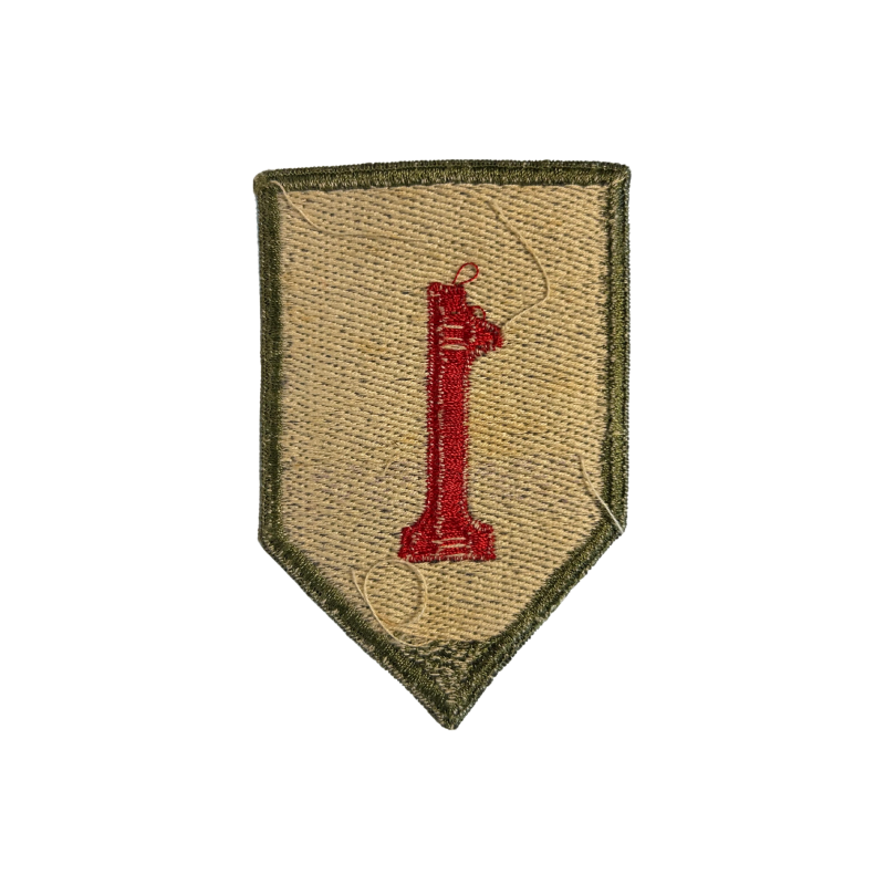 Insigne, 1st Infantry Division, fabrication locale, armée d'occupation