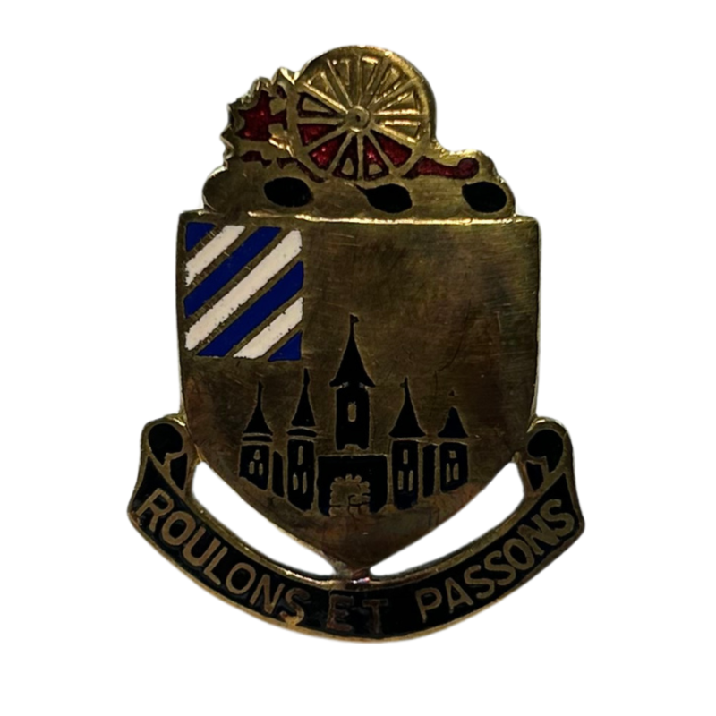 Crest, DUI, 3rd QM. Co., 3rd Infantry Division, N.S. Meyer, SB
