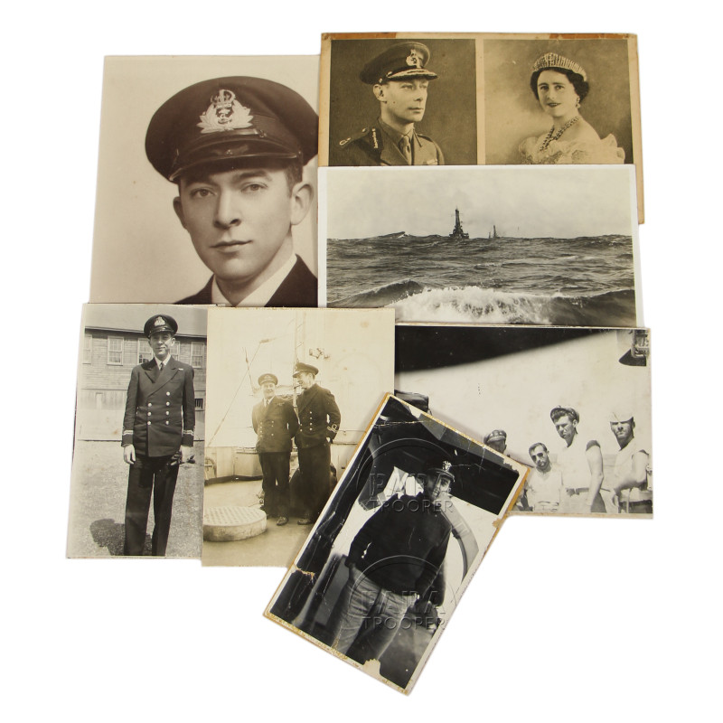 Grouping, Lt. Frank Eldredge, US Navy & RNVR, LST-287, D-Day, Gold Beach