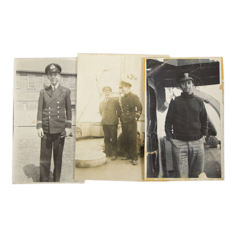 Grouping, Lt. Frank Eldredge, US Navy & RNVR, LST-287, D-Day, Gold Beach