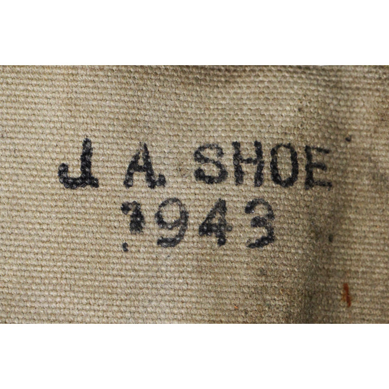 Étui de pelle pliante M-1943, J.A. SHOE 1943, 1er type