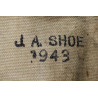 Étui de pelle pliante M-1943, J.A. SHOE 1943, 1er type