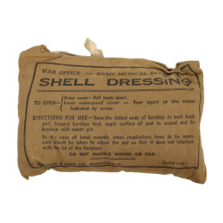 Pansement britannique, Shell Dressing, ROBINSON & SONS, Ltd., juin 1941