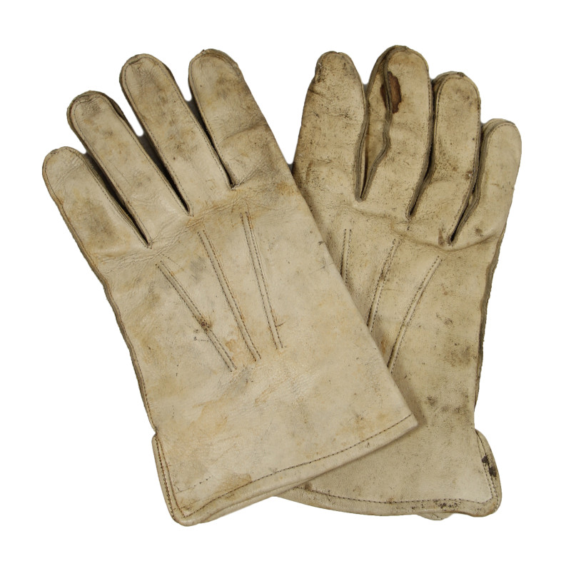 Gants en cuir, US Army, cavalerie & parachutiste, taille 10