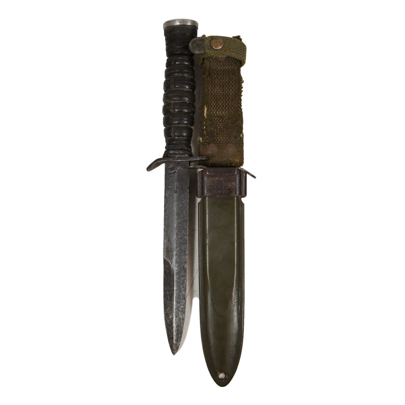 Knife, Trench, USM3, IMPERIAL on Blade, with Scabbard, USM8, Normandy