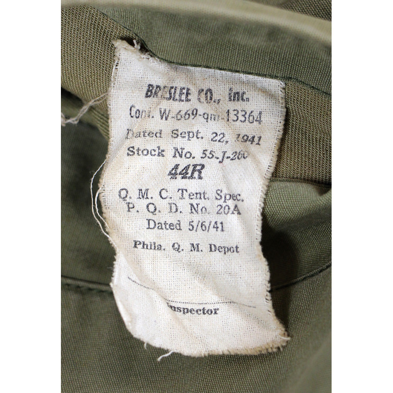 Blouson M-1941, 44R, 1941, T/4 Richard Nugent, 44th Evacuation Hospital, ETO