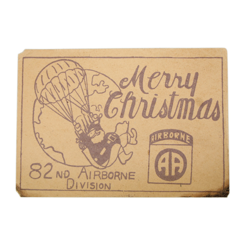 Card, Greeting, Merry Christmas, 82nd Airborne Division