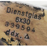 Jumelles allemandes, 6 x 30, Dienstglas, "ddx", peinture sable