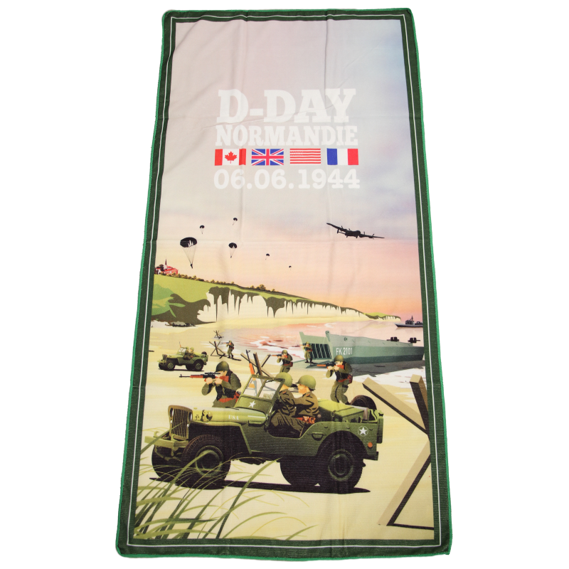 Serviette de plage, D-Day Normandie, 06.06.1944