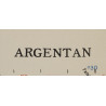 Map, British, ARGENTAN, Normandy, 1943, 2nd Free French Armored Division