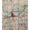 Carte britannique, ARGENTAN, Normandie, 1943, 2e Division blindée française