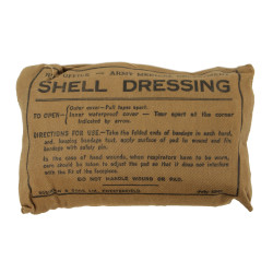 Pansement britannique, Shell Dressing, ROBINSON & SONS, Ltd., juillet 1941