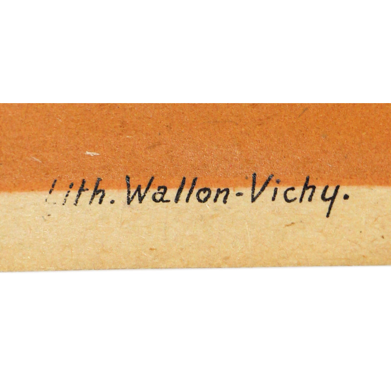 Affichette française, Mouvement de Libération Nationale, 1944, Vichy
