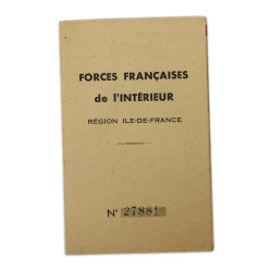 Card, Henri Mamalet, Forces Françaises de l'Intérieur, Paris, 1944