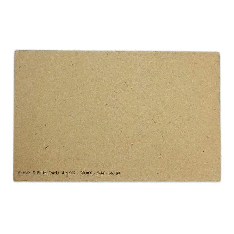 Carte individuelle, Henri Mamalet, Forces Françaises de l'Intérieur, Paris, 1944