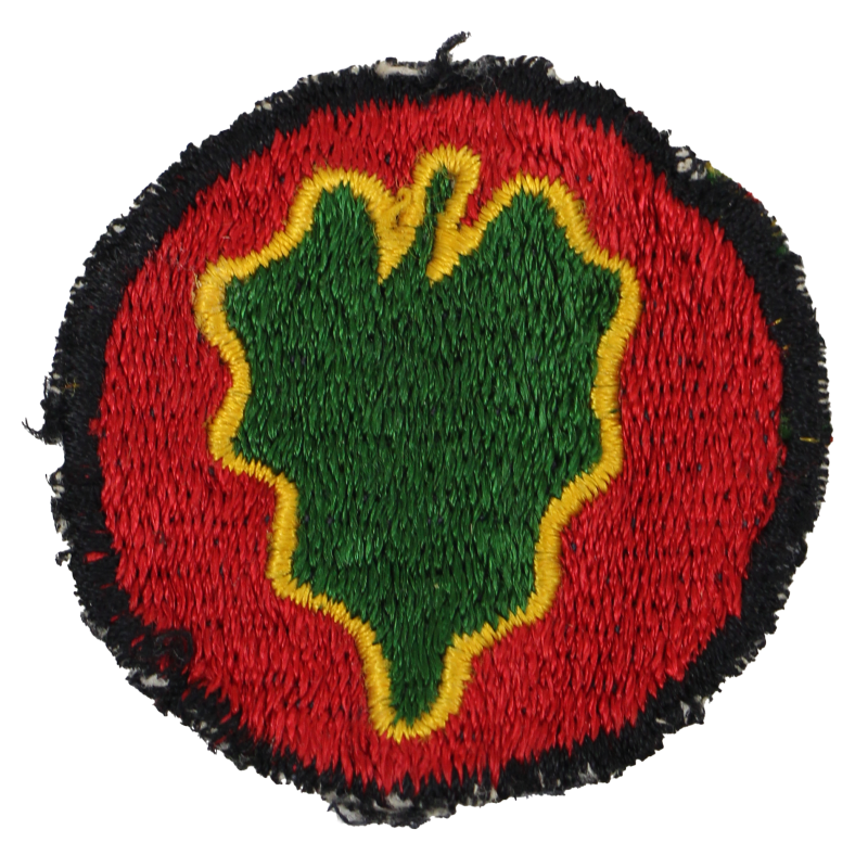 Insigne, 24th Infantry Division, "black back"
