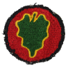 Insigne, 24th Infantry Division, "black back"