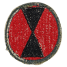 Insigne, 7th Infantry Division, bord vert
