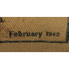 Pansement britannique, Shell Dressing, ROBINSON & SONS, Ltd., février 1942