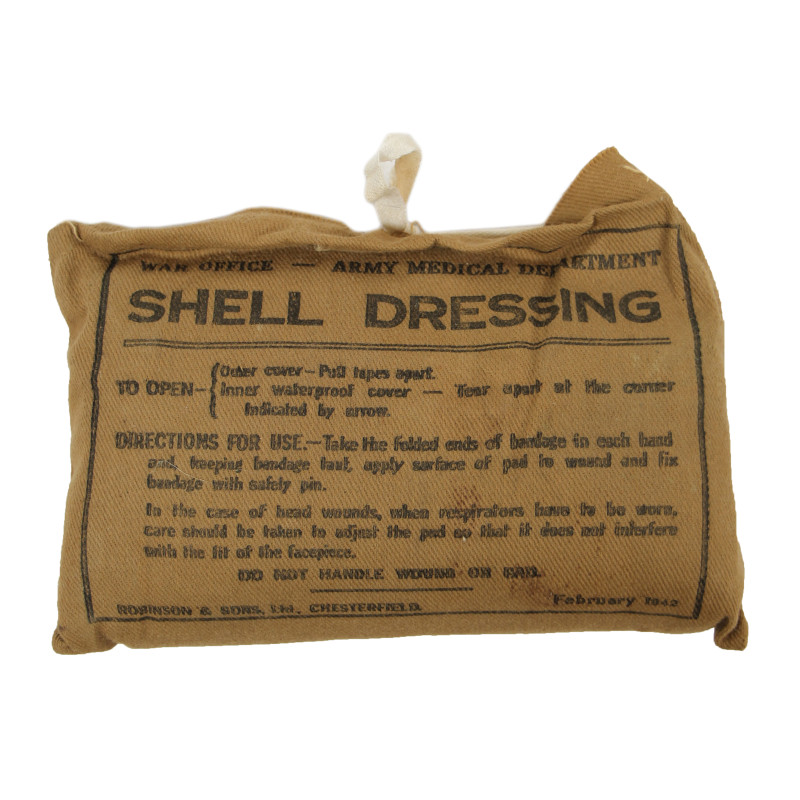 Shell Dressing, British, ROBINSON & SONS, Ltd., July 1941