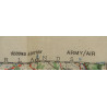Map, British, BRUSSELS-LIÈGE, 1943