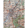 Carte britannique, BRUSSELS-LIÈGE, 1943