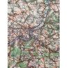 Map, British, BRUSSELS-LIÈGE, 1943