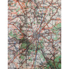 Map, British, BRUSSELS-LIÈGE, 1943