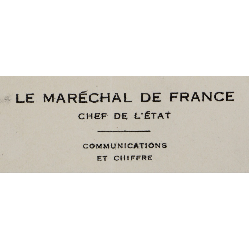 Télégramme, État français, Informations du Centre d'Écoute, 8 juin 1944, Normandie