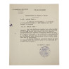 Telegram, État français, Infos du Centre d'Ecoute, June 8, 1944, Paratrooper