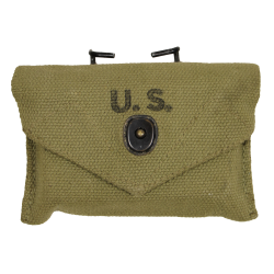 Pochette à pansement M-1942, B.A.B. CO. 1943, avec pansement Carlisle