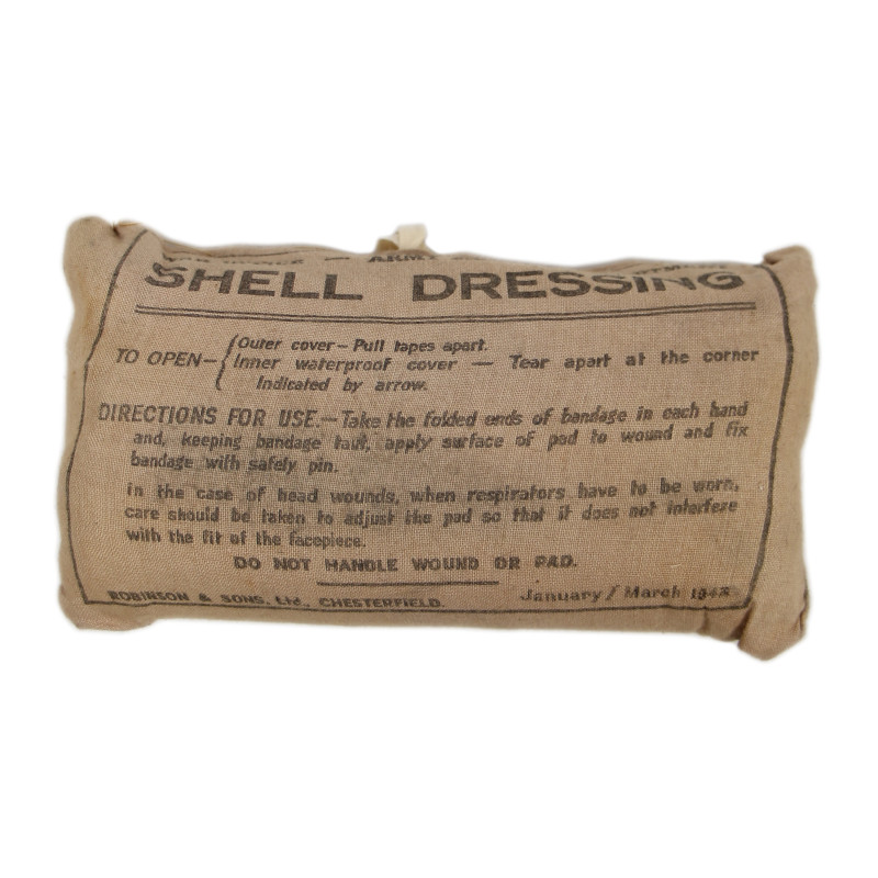 Shell Dressing, British, ROBINSON & SONS, Ltd., January/March 1942