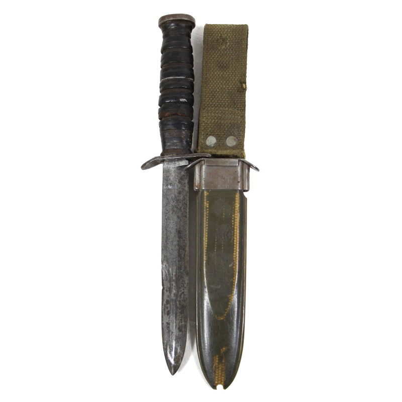 Knife, Trench, USM3, CASE on Guard, with Scabbard, USM8, 1st Type