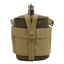 Gourde britannique, avec porte-bidon cavalerie, M.E. CO. 1940 /I\