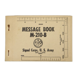 Carnet, Message Book, M-210-B, US Army Signal Corps, 1944