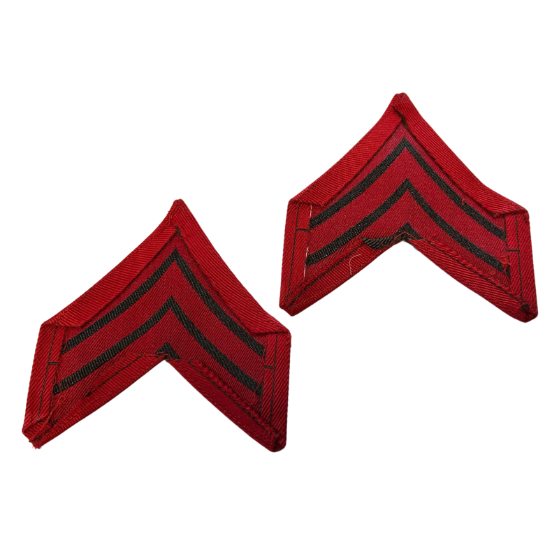 Grades en tissu de Sergeant, USMC, Forest Green
