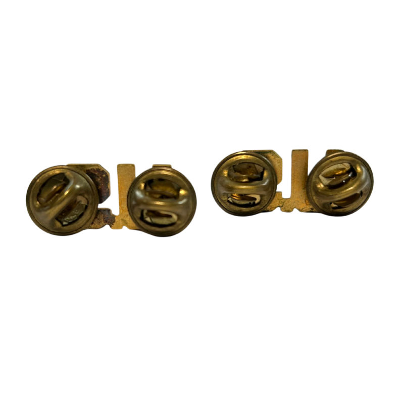 Paire d'insignes de col, officier, U.S., à pin's