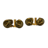 Paire d'insignes de col, officier, U.S., à pin's