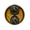 Collar, Disk, Detached Enlisted Men, Embossed
