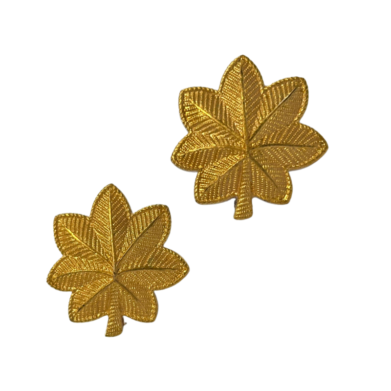 Ranks, Insignia, Major, Pair, Pinback
