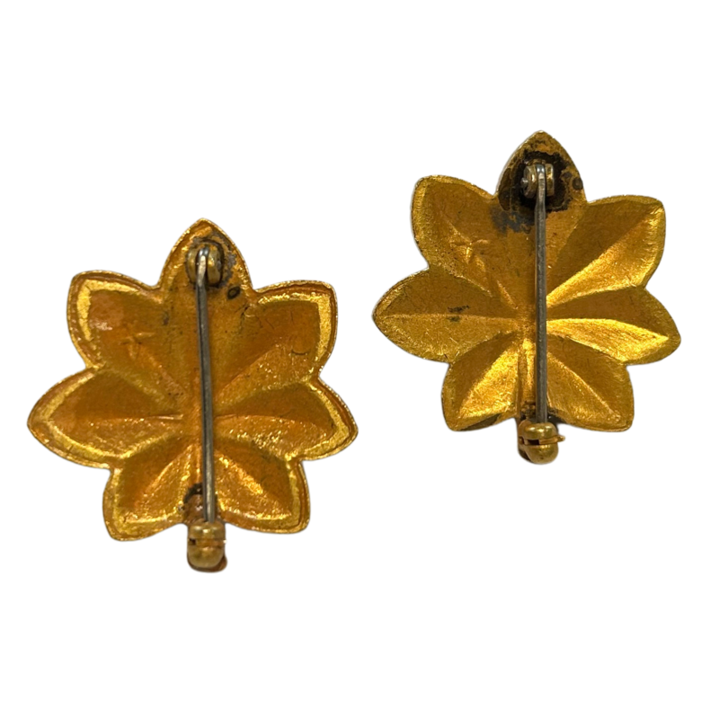 Ranks, Insignia, Major, Pair, Pinback