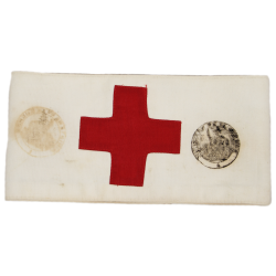 Armband, Medical, US Army, Markings, Geneva Convention and French War Ministry